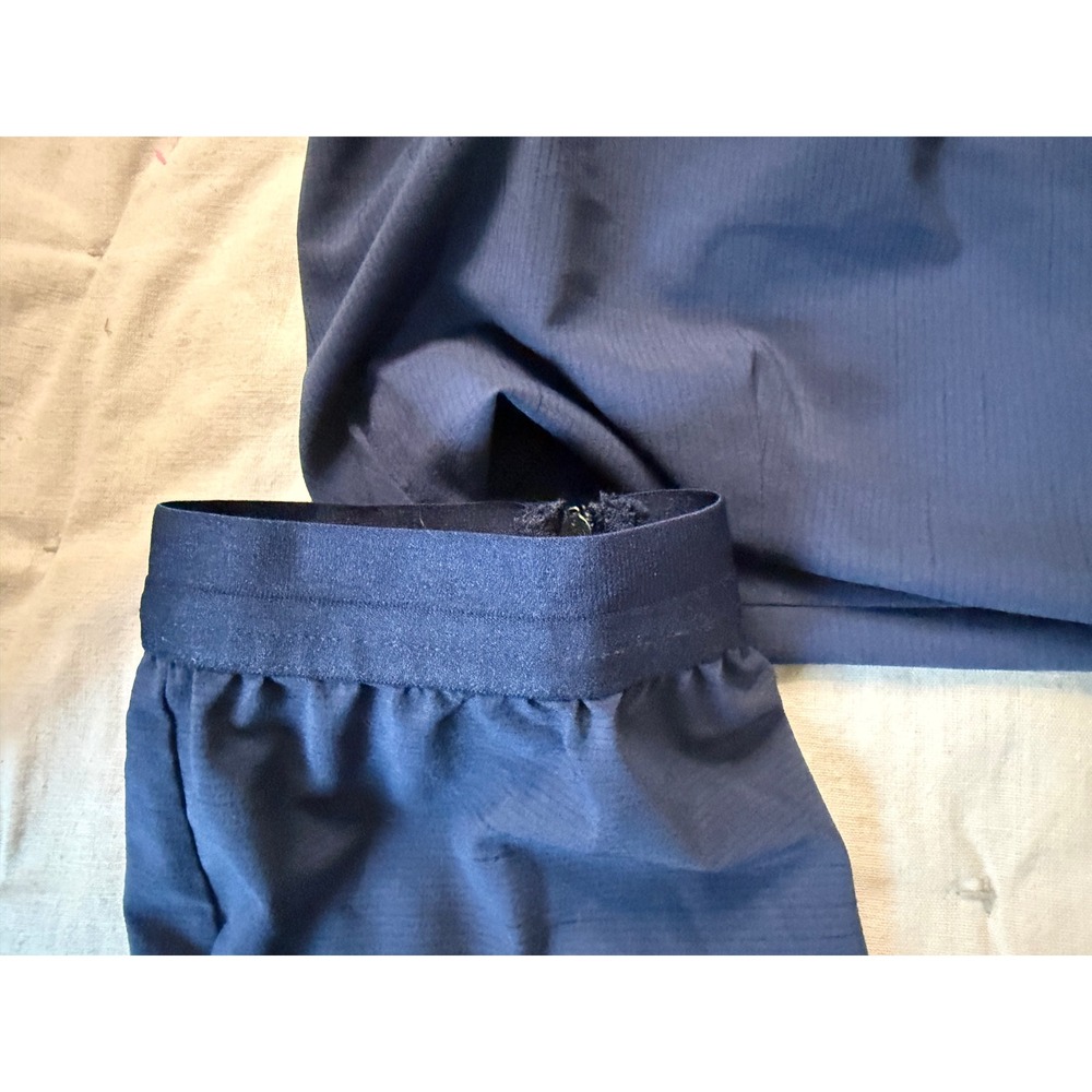 Nike Dri-Fit Running Pants Men L Navy Blue Athleisure Sports Gorpcore Stretch‎ - Picture 4 of 13